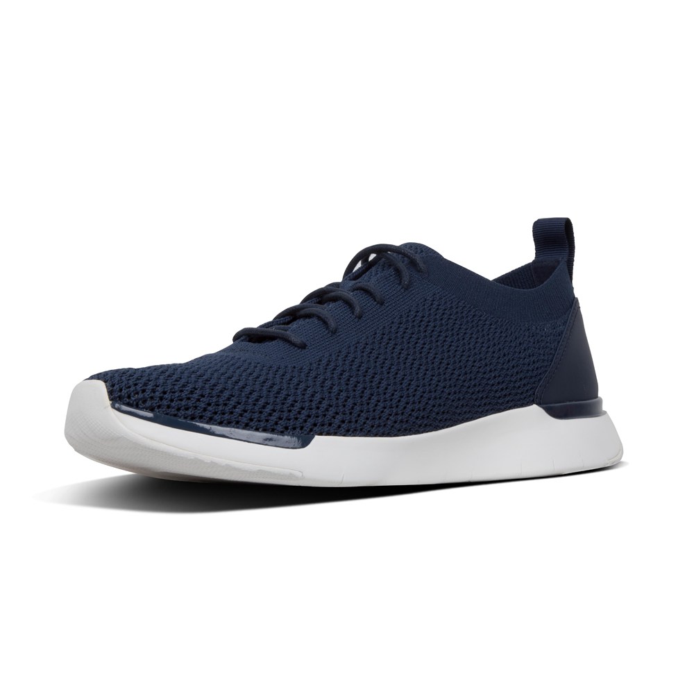 Fitflop Mens Sneakers - Flexknit - Navy - 652-YDZCIN